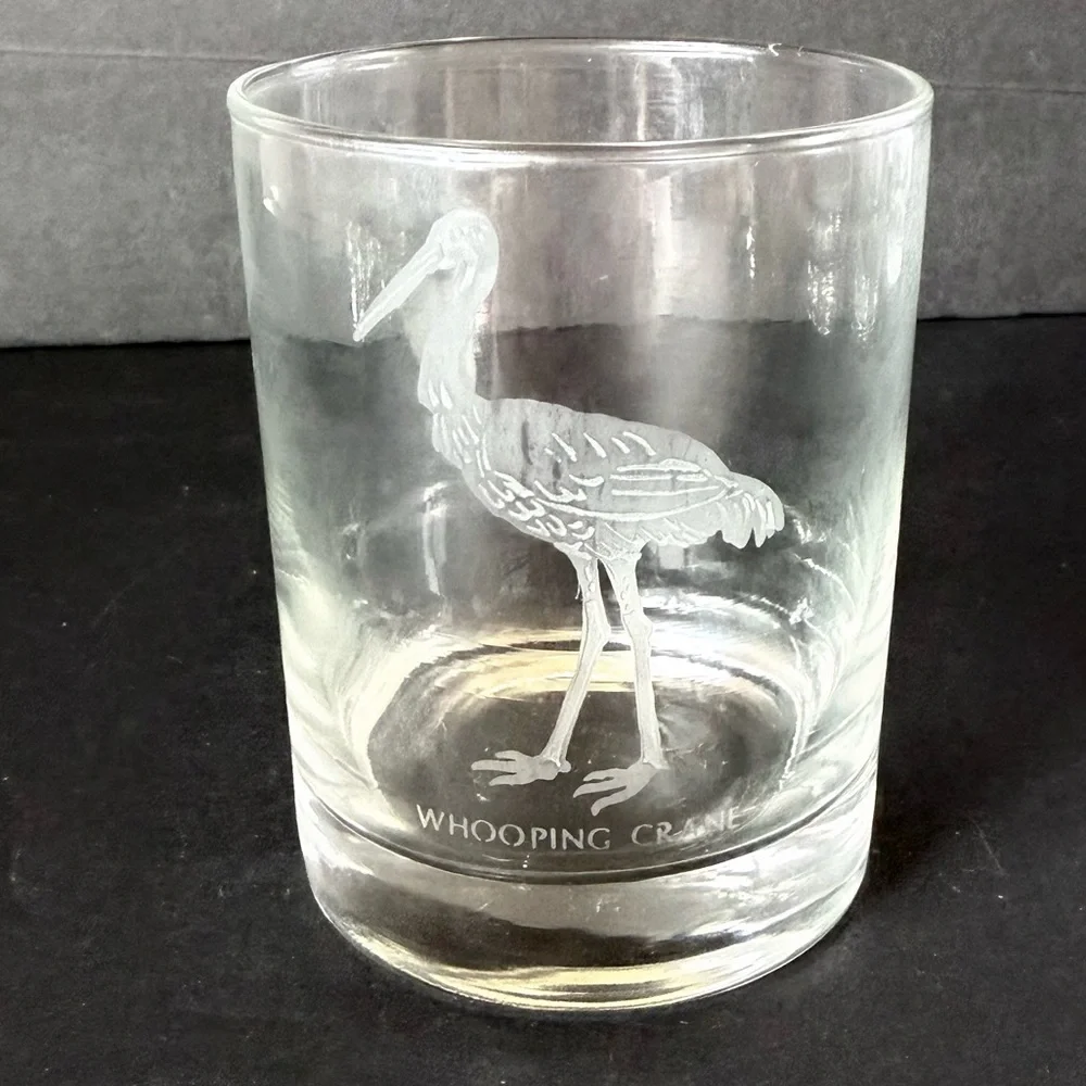 Georg Jensen “Endangered Species” Etched Whiskey Glasses 1970s Denmark– Set of 4